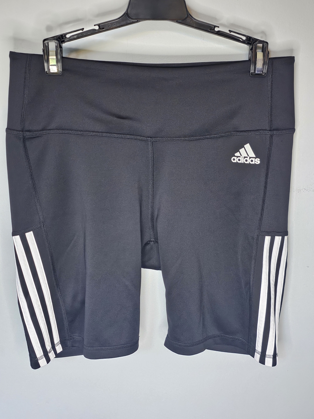 Adidas Primegreen Aeroready Biker Shorts Black 3-Stripe Size L